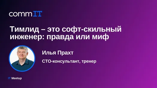 Митап: «Тимлид – это софт-скильный инженер: правда или миф»
